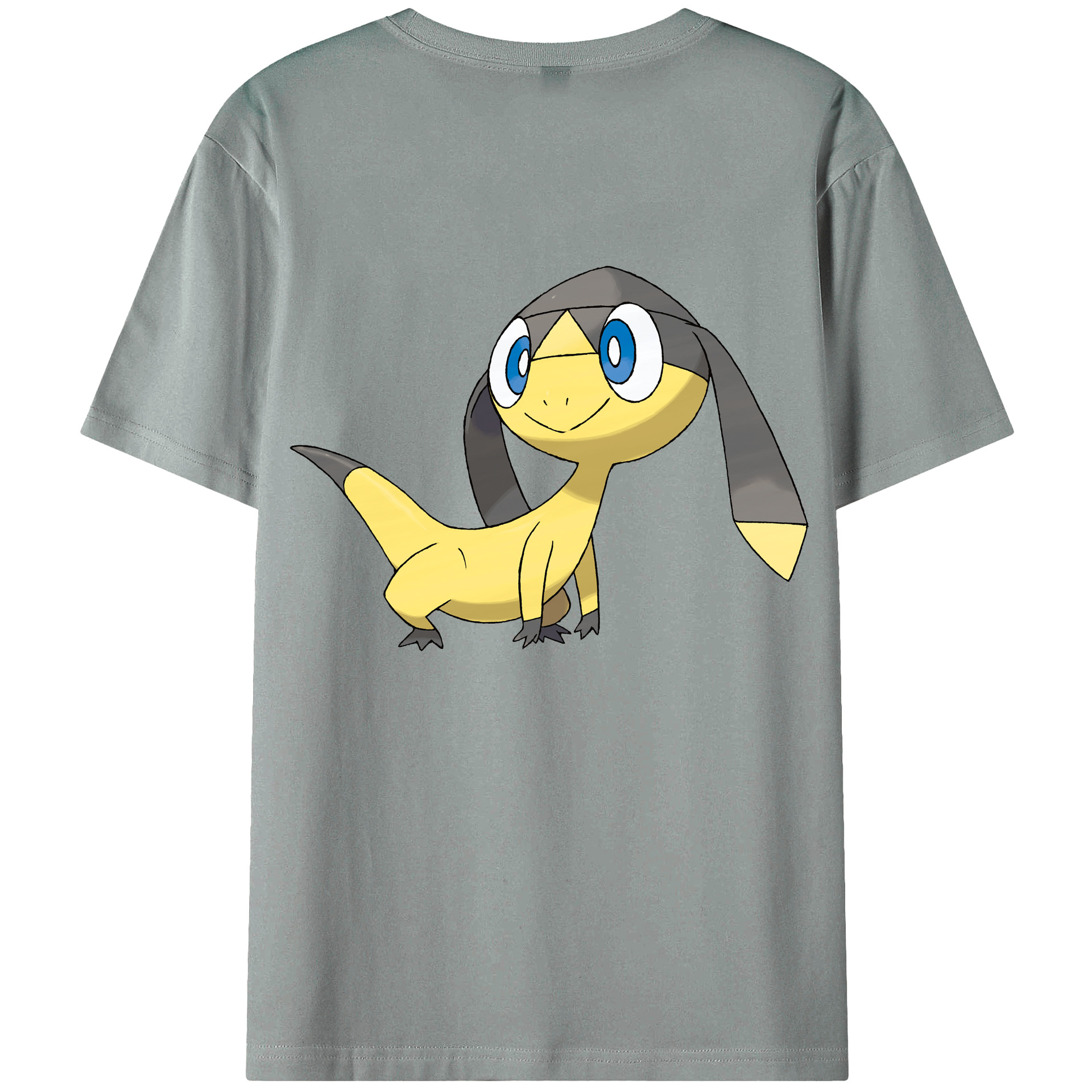 （画像用） ポケットモンスター Pokémon 綿100％ メンズ半袖Tシャツ（バックプリント） 通気性